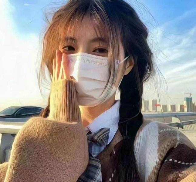 雾中的女孩